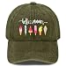 Hello Summer Vacation ICES Creams Sunglasses Sunshine Hats for Women Stylish