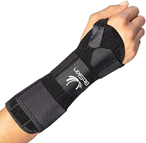 BIOSKIN Carpal Tunnel Wrist Brace, Adjustable Hand Brace For Arthritis Pain And Support, Tendonitis, Wrist Sprains, Night Wrist Sleep Support Brace, Wrist Splint, Wrist Support For Women And Men