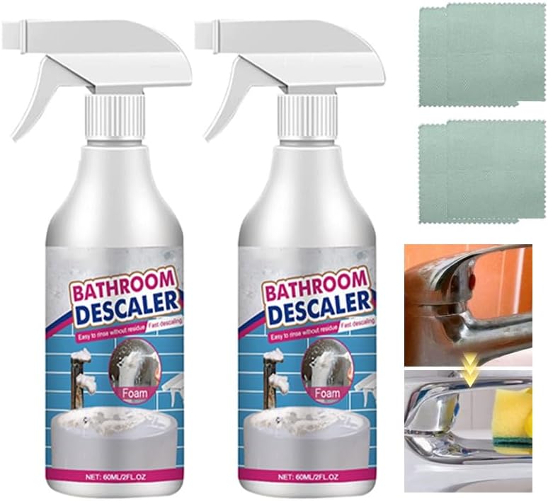 Amazon.com: Acmefun Bathroom Descaler Foam Cleaner: All-In-One Powerful ...