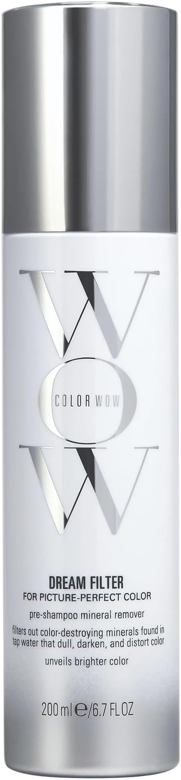 Color Wow Dream Filter - Tratamiento pre-champú - Spray para el cuidado del cabello para un color más luminoso y fresco - Spray apto para pelo claro y rubio - 200 ml