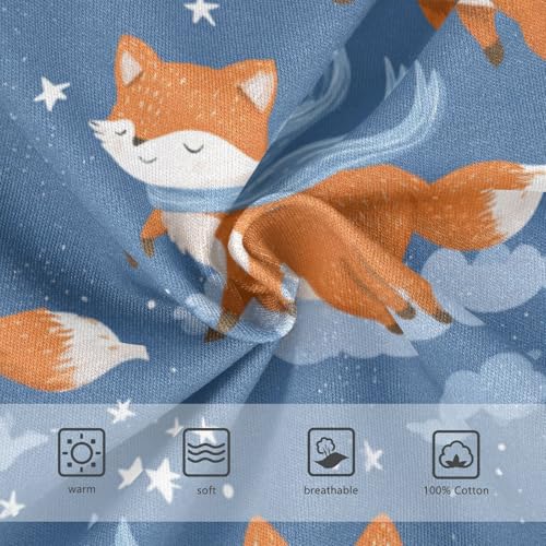 Wusikd Cute Foxes Boys' Underwear Cotton Boys Briefs Soft Toddler Underwear 2T3