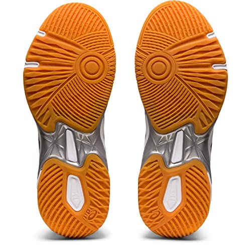 Asics Women's Gel-Rocket 10 Indoor Sport Shoes, 8, White/Black #TOP6