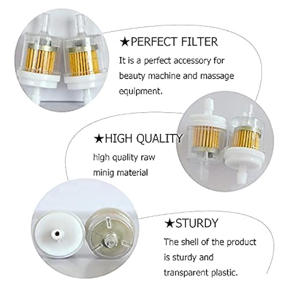 39" Silicone Clear Tube With Replacement Filter Tube Set Spare Parts For Vacuum Equipment Diamond Microdermabrasion Beauty Machine (Filter With Tube)