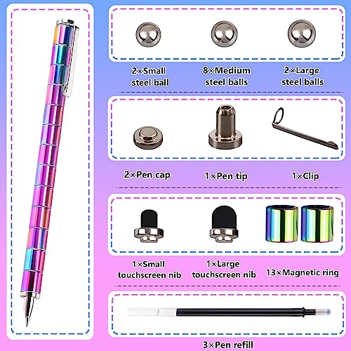 Fidget Pen Gifts For Teenage Girls - Magnetic Toy Cool Gadgets Teen Boys Gift Ideas - Magnet Pen Cool Things For Adults Kids Teens - Best Gift For 10 11 12 13 14 15 Year Old Boy - Novelty Toy For 8-12 - Image 3