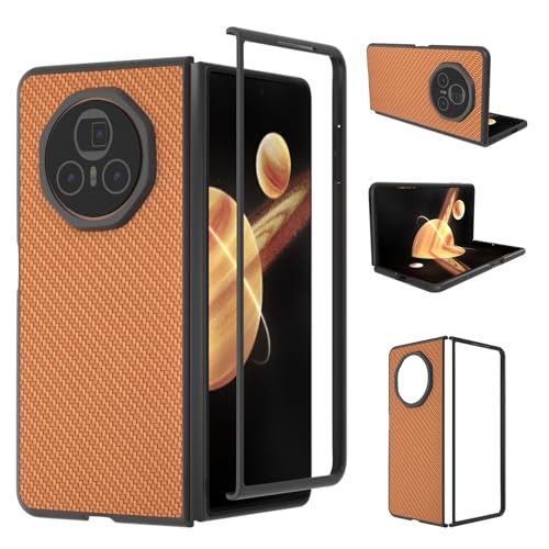 Honor Magic V3 ���U�[�P�[�X�Ή� ���C�����X�[�d �n�[�h�o�b�N�J�o�[ �ی�d�b�P�[�X �X�����܂肽���݃P�[�X �����h�~�J�o�[ Honor Magic V3 �Ή�(Brown)