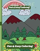 Scenic Escapes: Color By Number for Adults & Kids: Mindful Coloring Book: A Collection of Beautiful, Lush Locations and Fantasy Worlds B0F5P147G6 Book Cover