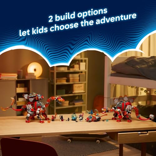 LEGO DREAMZzz Dino Jet Dinosaur Building Toy for Kids, Ages 9+, 4 Minifigures - image 4