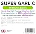 Lindens Hochdosierte Super-Knoblauch 6000 mg Kapseln | 120 Verpackung | Hochdosierter, geruchsloser Knoblauchextrakt, entspricht 6000 mg Knoblauchzehen in jeder Tageskapsel, standardisiert mit 4200 μg Allicin