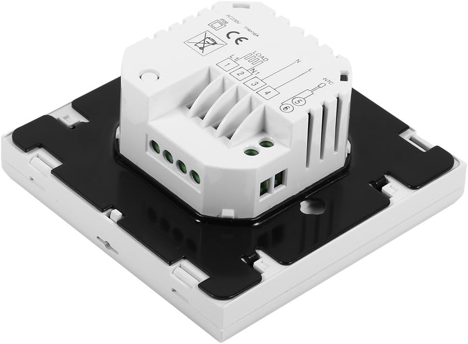 Kant view of Sorand thermostat showing internal components and wiring ports