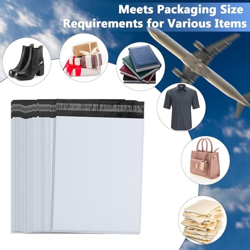 XRXYMQ Versandtaschen 55 stück Versandtüten 25 x 35 cm Versandbeutel Opake Versandtasche Selbstklebend und Blickdicht verpackungstüten Shipping Bags für Versand Porto Versand Lieferung die Verpackung