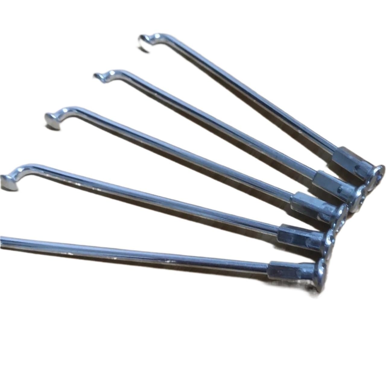 36 szt., 10G, elektryczne szprychy motocyklowe 10G, średnica 3,18 mm, długość 105-305 mm ze stali ciężkiej z zaczepami do naprawy kół (190 mm)