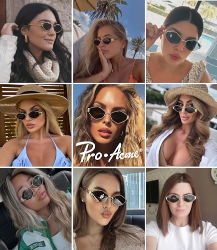 Pro Acme Hexagon Sunglasses for Women Men Vintage Retro Eyewear for UV400 Protection Shades Sun Glasses2