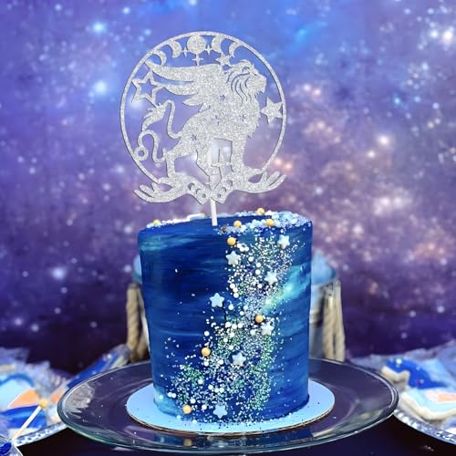 Leo Cake Topper, Happy Birthday Leo/Leo Season, Big Leo Energy, 12 Zodiac Constellation Theme Birthd