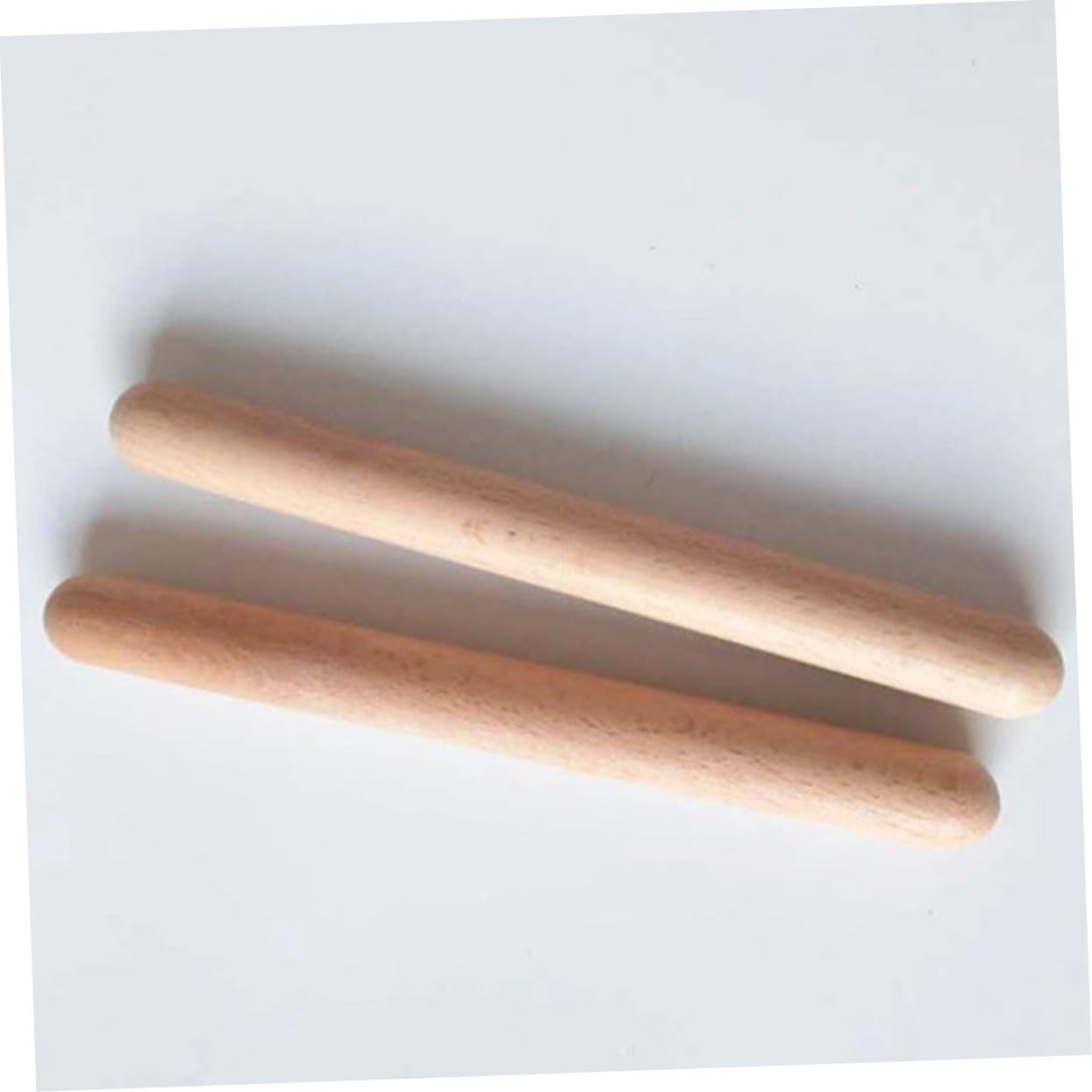 TOYANDONA Bastoni Ritmici in Legno 32 Pezzi Bordi Arrotondati Giocattolo Musicale Educativo Sicuro per Ragazzo Ragazza Uso Interno ed Esterno Strumenti Percussione