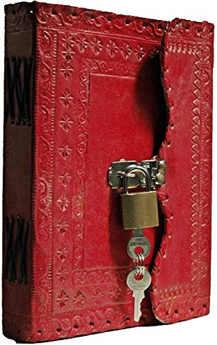 Carnet d'écriture en cuir avec serrure pour protéger vos secrets