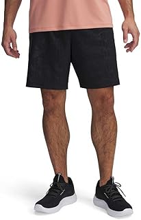 اندر ارمور شورت منسوج للرجال من يو ايه تيك، مقاس XL، اسود/ابيض