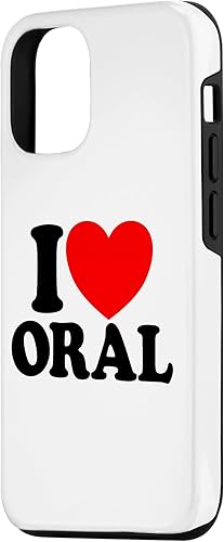 Miniatura 2 de Funda para iPhone 1212 Pro I Love Oral Corazón Rojo Divertido Humor Sucio I Love