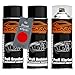 Produktbild TRISTARcolor Motorradlack Spraydosen Set für Ducati 473101 Anniversary Red Grundlack Basislack Klarlack Sprühdose 400ml