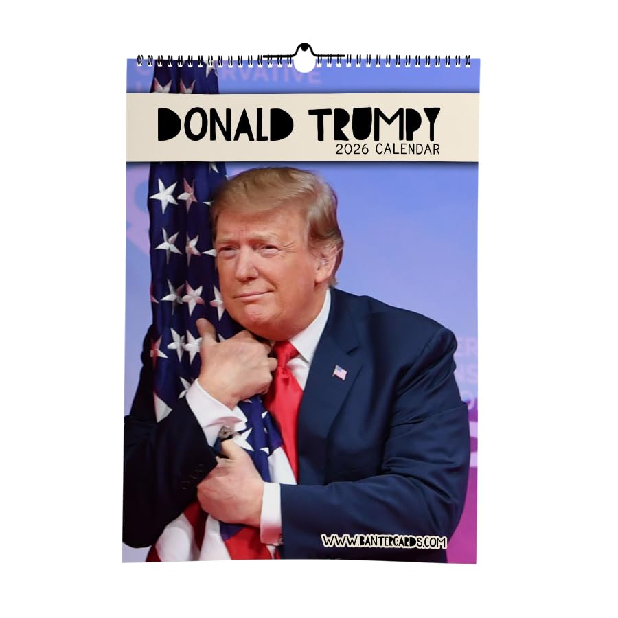 Donald Trump A4 2026 Calendar, funny calendar, banter cards, rude calendar, 2026 planner, Trump gifts, funny donald trump