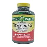 Spring Valley: Dietary Supplement Flaxseed Oil, 200 ct