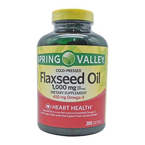 Spring Valley: Dietary Supplement Flaxseed Oil, 200 ct Spring Valley: Dietary Supplement Flaxseed Oil, 200 ct