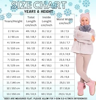 hi!mom Geïsoleerde leggings voor kinderen, thermische fleecebroeken, leggings voor meisjes, winterleggings met dikke voering, warme katoenen leggings, maat 2-13 jaar, Bruin, 110 cm
