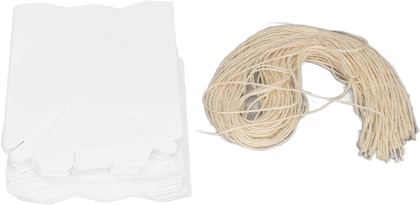 TengXiCLP 50 Sets Hexagonal Kraft Paper Gift Boxes with Twine, Lantern Style DIY Packaging for Jewelry Candies, Eco - Friendly Gift Box for Weddings Baby Showers Birthday Parties (HMS2212121)