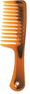 Pente de dente largo de escova de cabelo Pente de dente largo de plástico ABS resistente ao calor para ferramenta de modelagem de cabelo Pente de cabelo,Escova de cabelo,Pente de Dente,Pente de Dente Largo,Escova de dente larga Amber