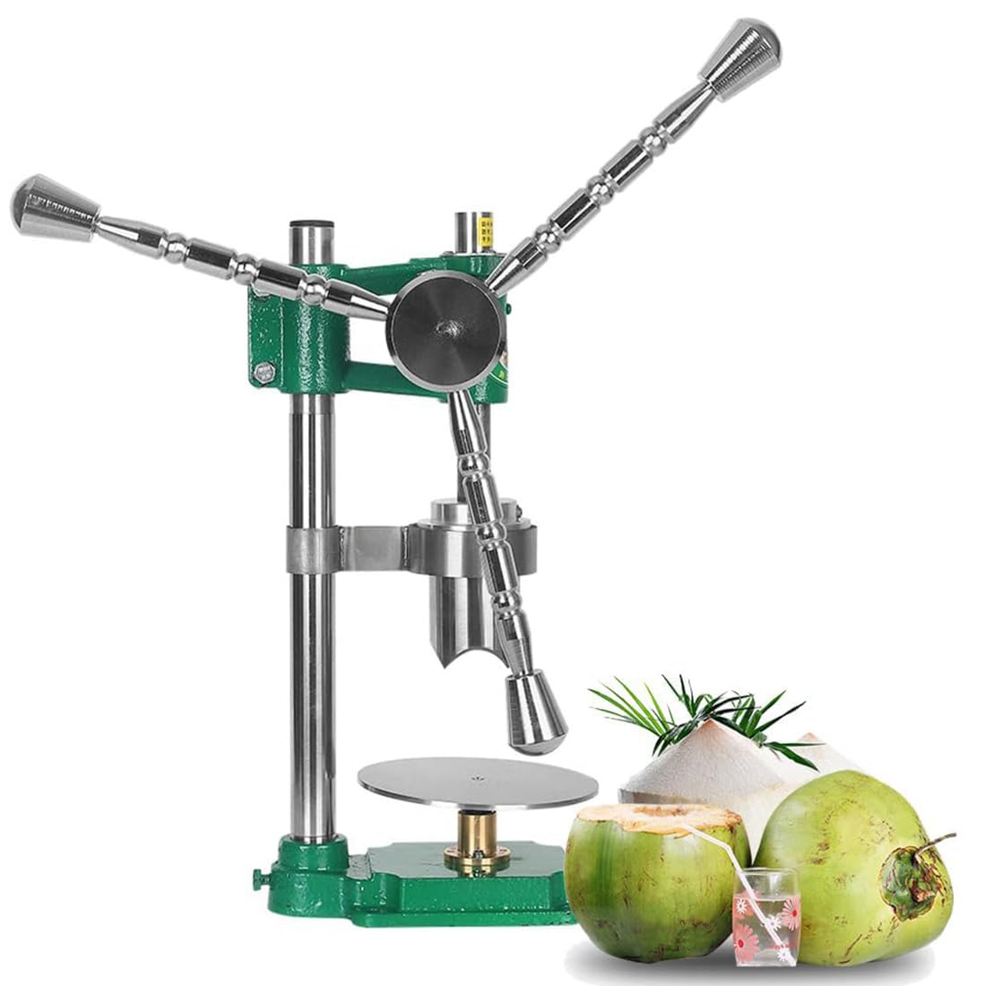 Outil d'ouverture de noix de coco sans effort avec appareil vertical réglable