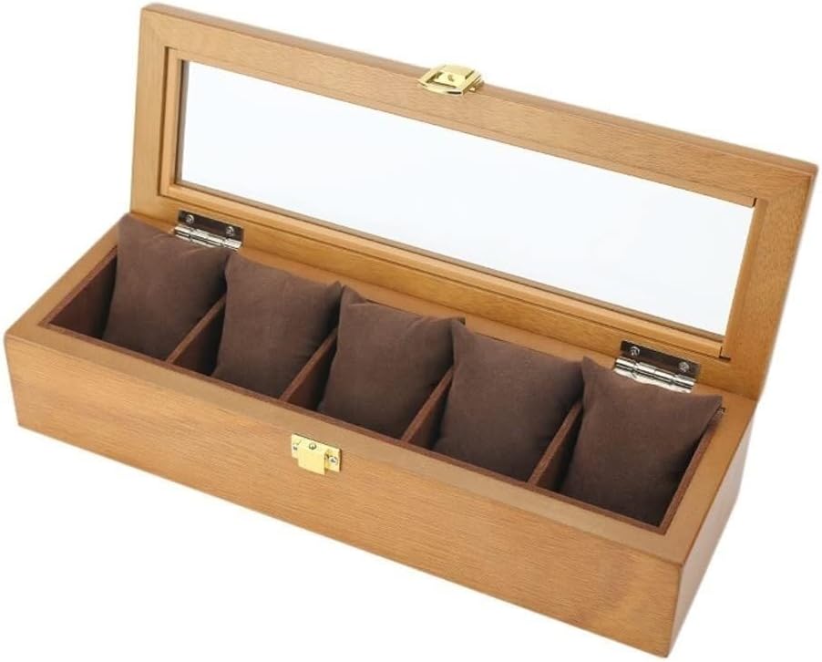 Nordic Retro Visual Display Box Multifunctional Watch Box Collection Storage Box Jewelry Box Men's Women's Watch Box Jewelry Display Box