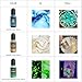 GC QUILL Alcohol Inks for Resin- 43 Colors (12 Metallic, 7 Fluorescent, 24 Normal) - 45 Bottles 10ml Each - Resin Dye, Alcohol Ink Set, Epoxy Resin Pigment Liquid for Tumblers, Yupo Paper GC-AK45