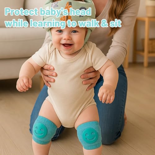Baby Head Protector, Head Protection for Baby with Gloves, Backpack Head Protector for Crawling and Walking, Adjustable Helmet for 6-24 Months, Lightweight and Breathable Design - Image 6
