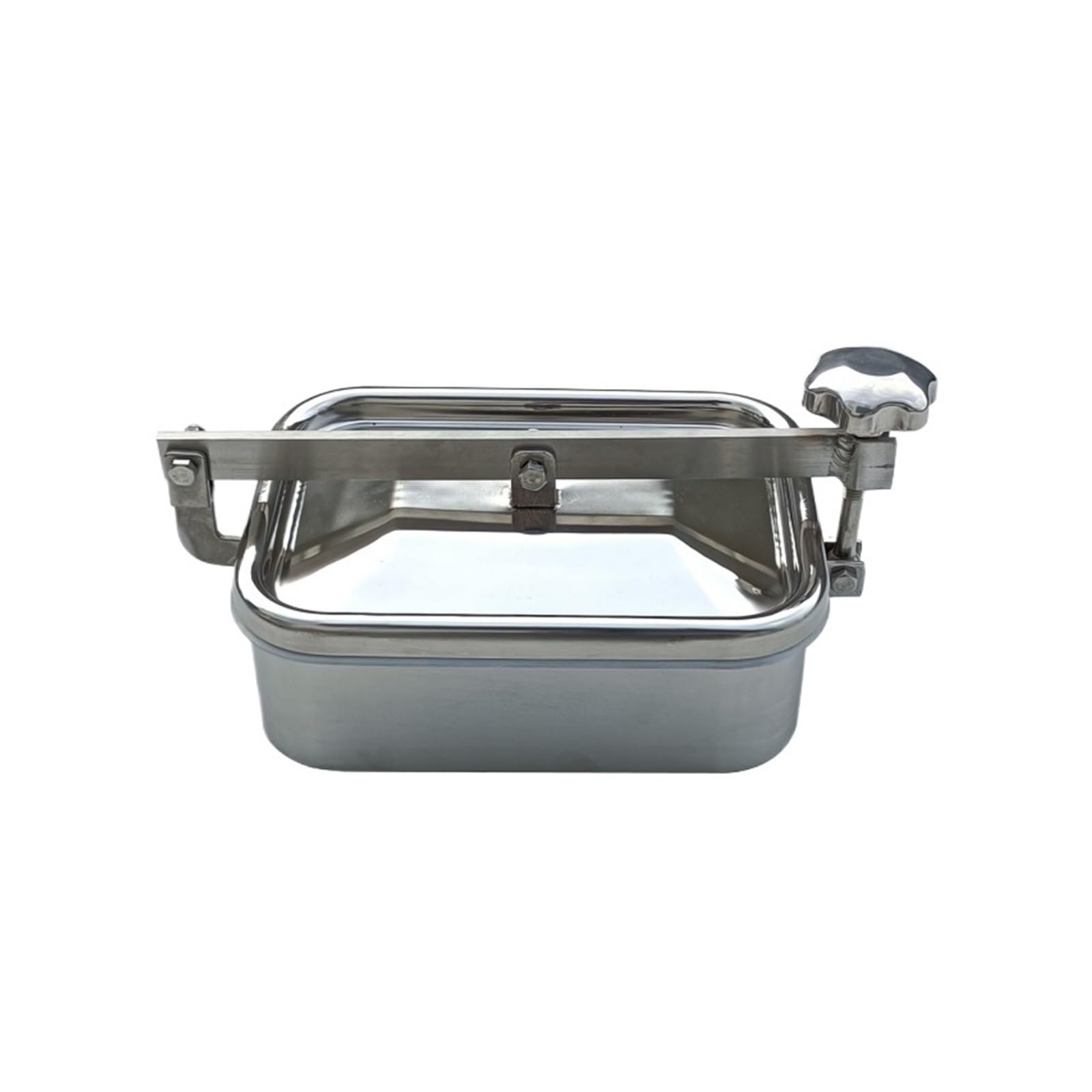 Couvercle de regard rectangulaire acier inoxydable SS304 trappe de visite