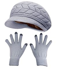 Hat and Gloves (Grey)