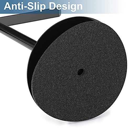 Towel Rack T-Shape Hand Holder for Bathroom,Headband and Lightweight Bathroom Racks,Kitchen Black Holder,Stainless Steel Waterproof Counter Organizer - Image 4