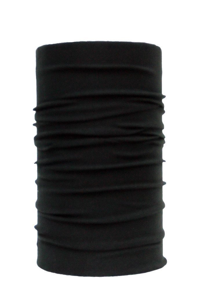 SA STYLE ALONG Unisex Black Plain 13 in 1 Bandana-image-0