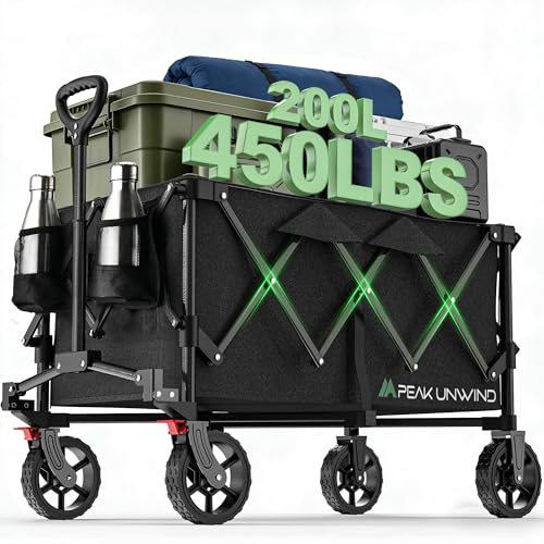 PEAKUNWIND 200L Folding Wagon