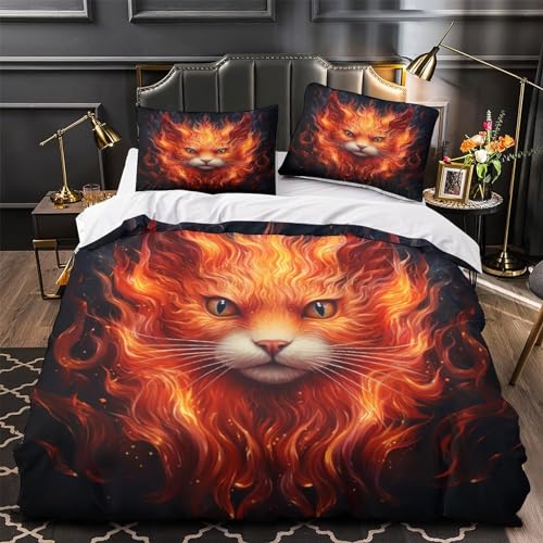 Housse de couette Firefox haute qualité parure de lit microfibre premium - 4