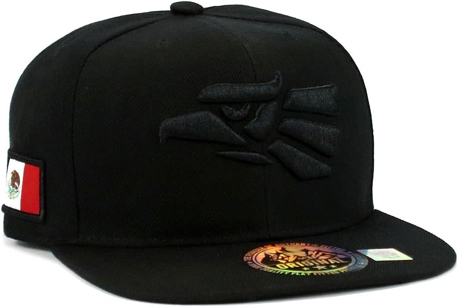 GenericMexican Mexico Hat Hecho En Mexico Eagle Aguila Snapback Flat Bill Baseball Cap