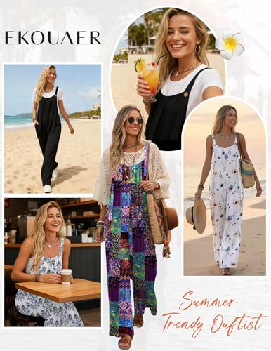 Ekouaer Women's Casual Overalls - Save up to 50% with code BMM8SA7K