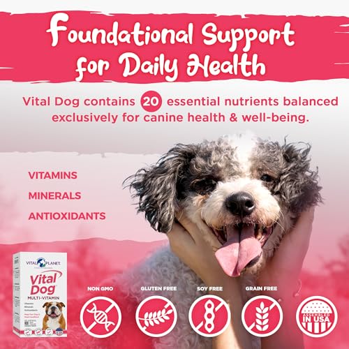 Vital Planet 18001 Vital Dog Multi Vitamin Chewable Tablet Supplement thumb #4