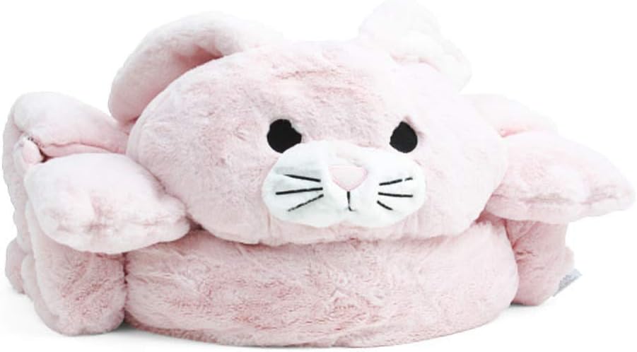 Frolics Plush Sleeping Bag Assorted Animals (Pink Bunny)