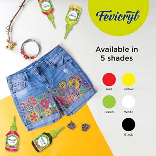 Fevicryl 3D Outliners Regular Kit 20ml x 5 | Fabric and Multi-Surface 3D Outliners Assorted Pack, Multi Colour | DIY Art & Craft | Ideal for Artists, Gifting (Image - 3)