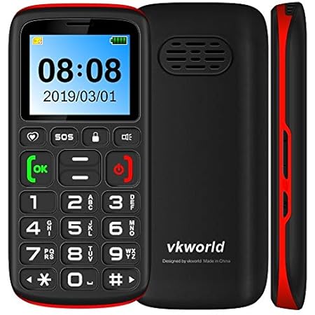 Amazon 携帯電話 1 77インチスクリーン 1000mahバッテリー Spreadtrum Sc6531 Sos キーロック デュアルsim Fm トーチ Bluetooth 英語キーボード 色 Red スマートフォン本体 通販