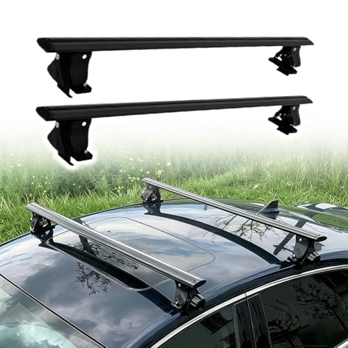 Lockable aircraft-grade aluminum cross bars for Ford Ranger bare roof