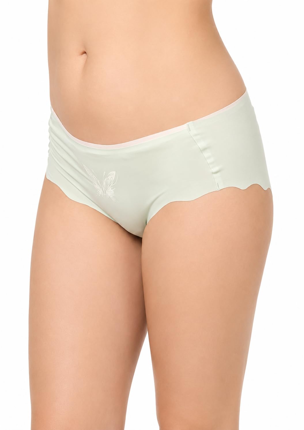 vikimo Women's Seamless Mid-Rise Hipster Panty with Butterfly Print-picture-27