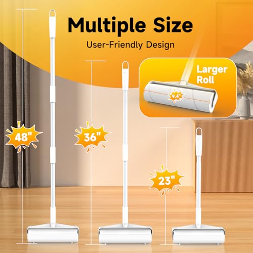 Image of 9.45 inch 400 Sheets Large Lint Roller for Pet Hair