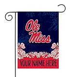 Rico Industries NCAA Mississippi Rebels - Ole Miss Personalized Garden Flag