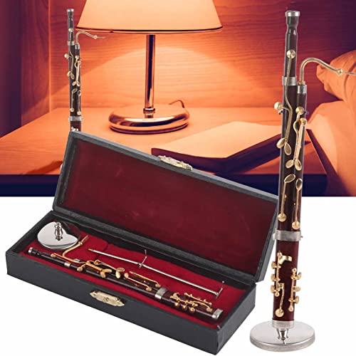 image for Fdit Miniature Bassoon Model Western Musical Instrument Model Decorati