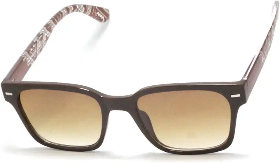 Óculos De Sol Retro Retangular Unissex Com Lentes Com Proteção Uv-400